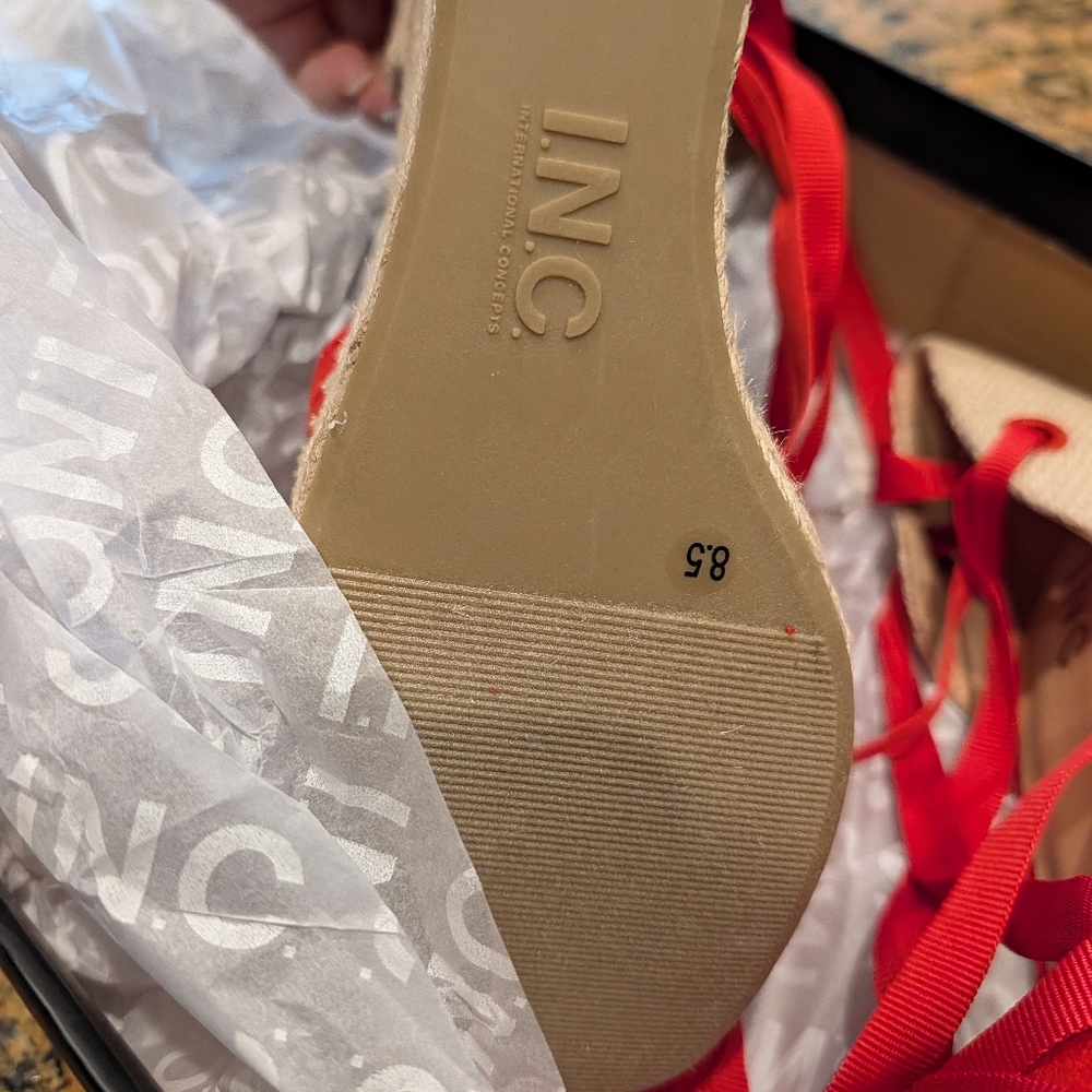 INC International Concepts Women's Merryy Espadrille Wedge Sandals - Picture 4 of 7